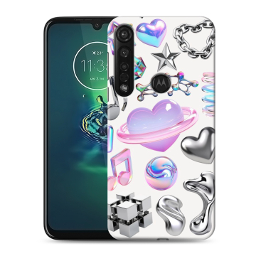 Силиконовый чехол на Motorola Moto G8 Plus с принтом Y2K