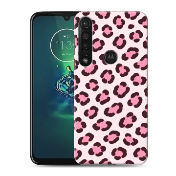 Силиконовый чехол на Motorola Moto G8 Plus с принтом для девочек