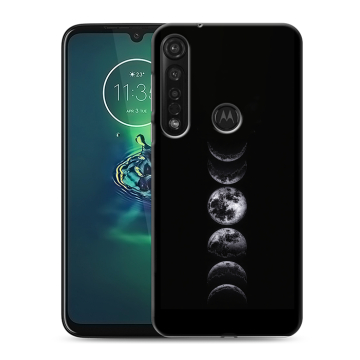 Силиконовый чехол на Motorola Moto G8 Plus с принтом женский