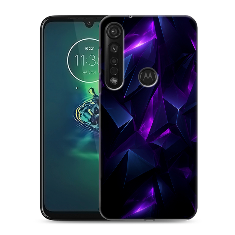 Силиконовый противоударный чехол на Motorola Moto G8 Plus с принтом Абстракиция Силиконовый противоударный чехол на Motorola Moto G8 Plus с принтом Абстракиция