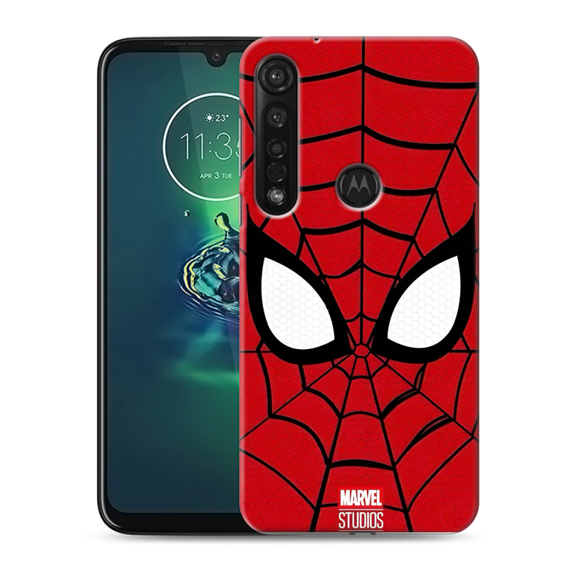 Силиконовый чехол на Motorola Moto G8 Plus с принтом человек паук spiderman Силиконовый чехол на Motorola Moto G8 Plus с принтом человек паук spiderman