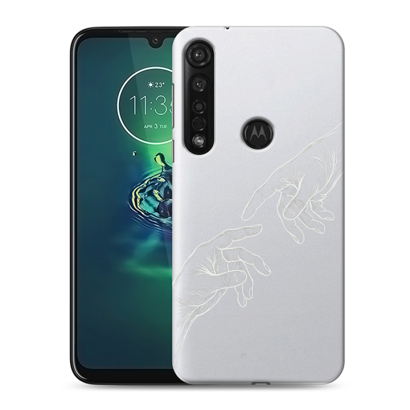 Силиконовый чехол на Motorola Moto G8 Plus с принтом Сотворение мира Силиконовый чехол на Motorola Moto G8 Plus с принтом Сотворение мира