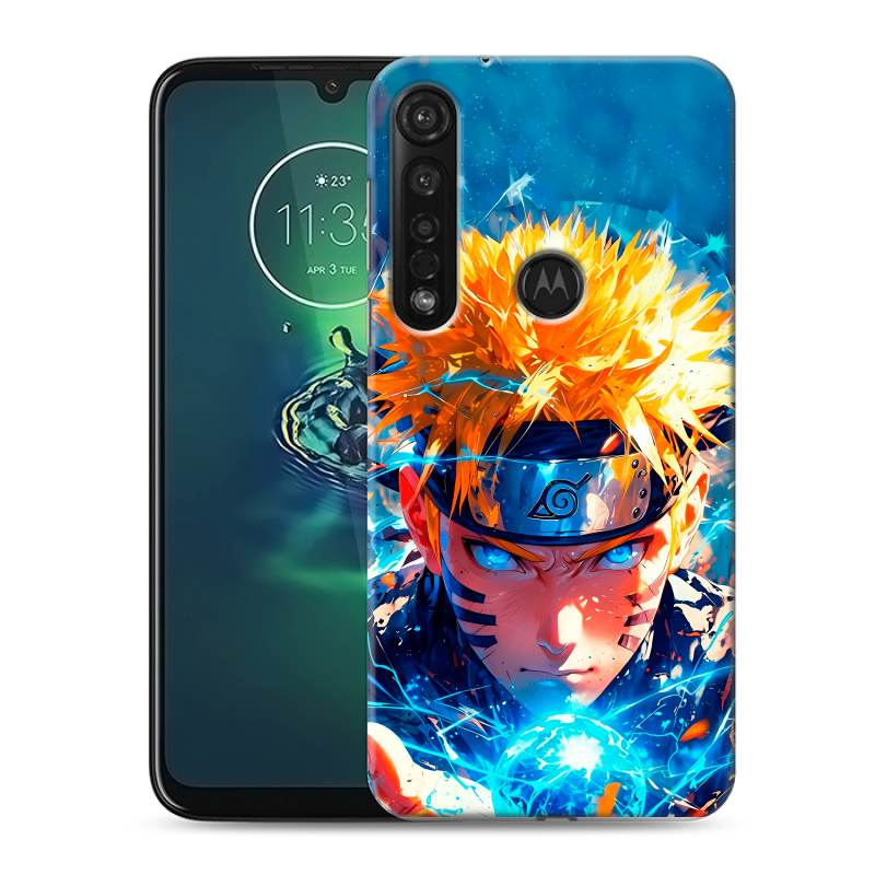Силиконовый чехол на Motorola Moto G8 Plus с принтом Аниме Наруто Naruto Силиконовый чехол на Motorola Moto G8 Plus с принтом Аниме Наруто Naruto