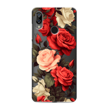 Силиконовый чехол на BQ 6040L Magic с принтом Розы Силиконовый чехол на BQ 6040L Magic с принтом Розы