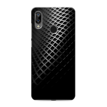 Силиконовый чехол на BQ 6040L Magic с принтом Текстура металла