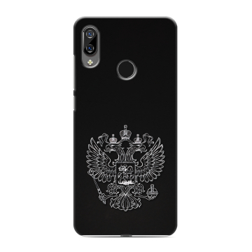 Силиконовый чехол на BQ 6040L Magic с принтом Герб России