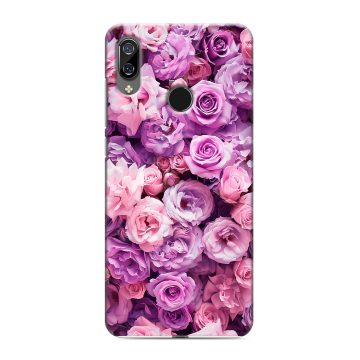 Силиконовый чехол на BQ 6040L Magic с принтом лавандовые розы