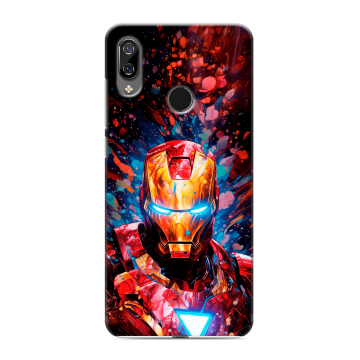 Силиконовый чехол на BQ 6040L Magic с принтом Железный человек Ironman Силиконовый чехол на BQ 6040L Magic с принтом Железный человек Ironman