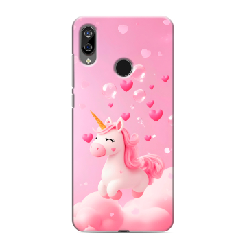Силиконовый чехол на BQ 6040L Magic с принтом Единорог