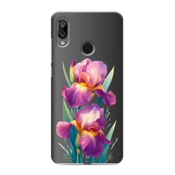 Силиконовый чехол на BQ 6040L Magic с принтом Цветы орхидеи