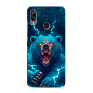 Силиконовый чехол на BQ 6040L Magic с принтом Медведь