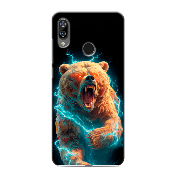 Силиконовый чехол на BQ 6040L Magic с принтом Медведь