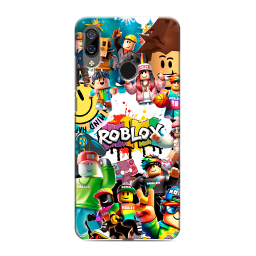 Силиконовый чехол на BQ 6040L Magic с принтом Roblox Роблокс