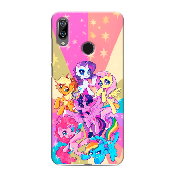 Силиконовый чехол на BQ 6040L Magic с принтом My little pony Дружба чудо