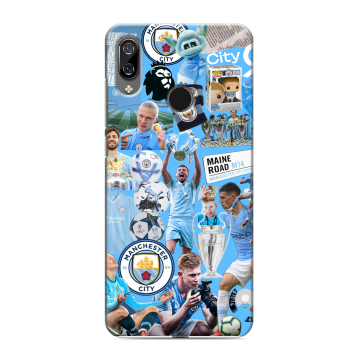 Силиконовый чехол на BQ 6040L Magic с принтом Man City Манчестер Сити