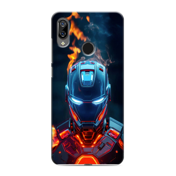 Силиконовый чехол на BQ 6040L Magic с принтом IronMan Железный человек