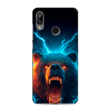 Силиконовый чехол на BQ 6040L Magic с принтом Медведь