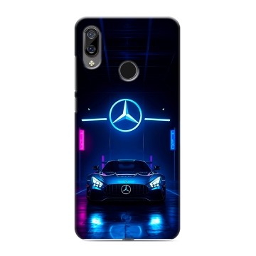 Силиконовый чехол на BQ 6040L Magic с принтом Mercedes Мерседес