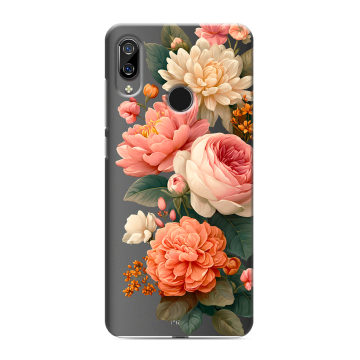 Силиконовый чехол на BQ 6040L Magic с принтом цветы