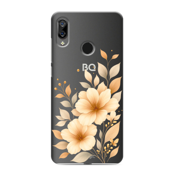 Силиконовый чехол на BQ 6040L Magic с принтом для девушки