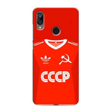 Силиконовый чехол на BQ 6040L Magic с принтом Флаг Герб СССР