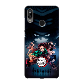 Силиконовый чехол на BQ 6040L Magic с принтом Demon Slayer Клинок рассекающий демонов