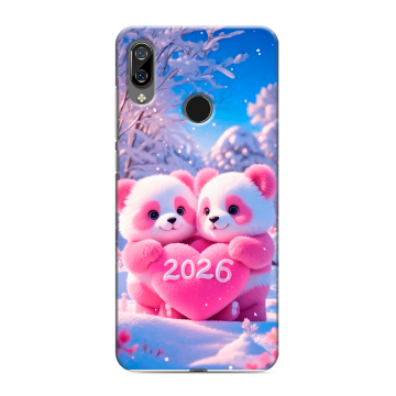 Силиконовый чехол на BQ 6040L Magic с принтом Новый год
