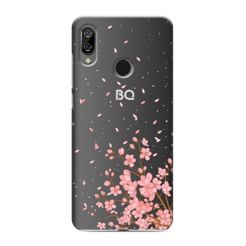 Силиконовый чехол на BQ 6040L Magic с принтом Ветка сакуры Силиконовый чехол на BQ 6040L Magic с принтом Ветка сакуры
