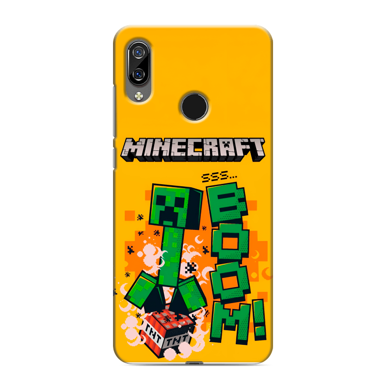 Силиконовый чехол на BQ 6040L Magic с принтом Майнкрафт Minecraft Силиконовый чехол на BQ 6040L Magic с принтом Майнкрафт Minecraft