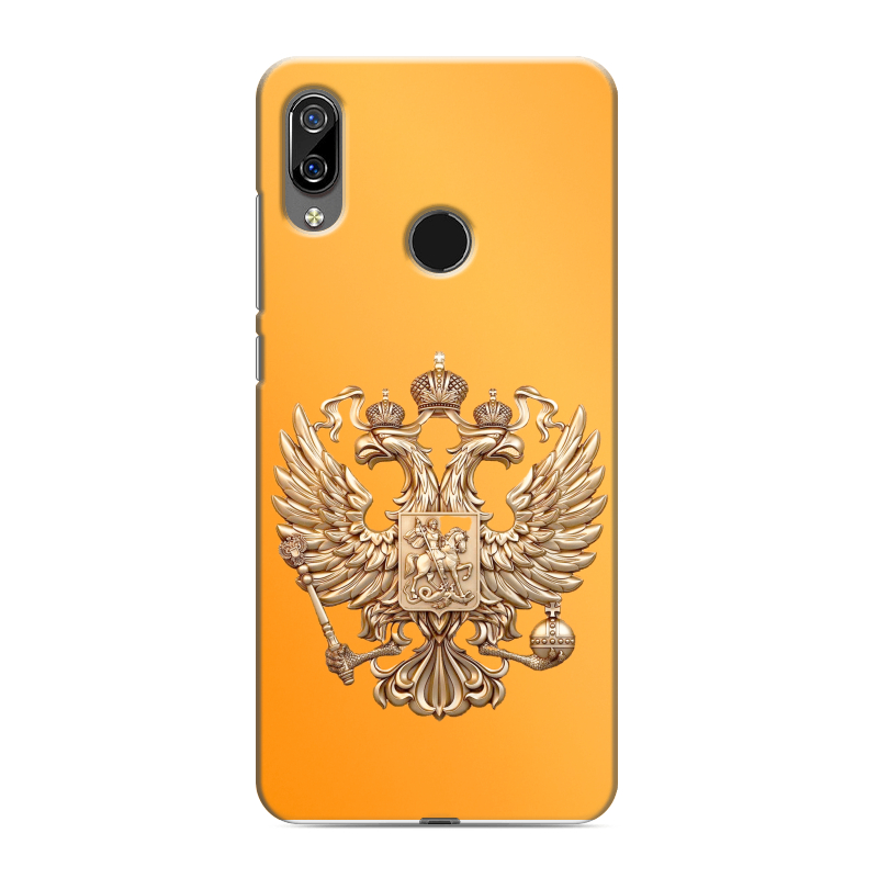 Силиконовый чехол на BQ 6040L Magic с принтом Герб Флаг России Силиконовый чехол на BQ 6040L Magic с принтом Герб Флаг России