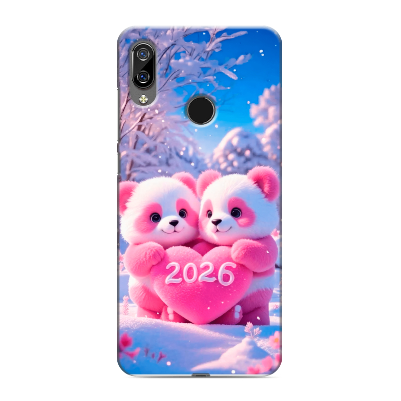 Силиконовый чехол на BQ 6040L Magic с принтом Новый год Силиконовый чехол на BQ 6040L Magic с принтом Новый год