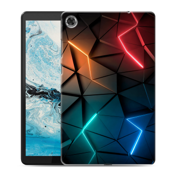 Силиконовый чехол на планшета Lenovo Tab M8 с принтом Абстракция неон Силиконовый чехол на планшета Lenovo Tab M8 с принтом Абстракция неон
