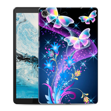 Силиконовый чехол на Lenovo Tab M8 с принтом Бабочки