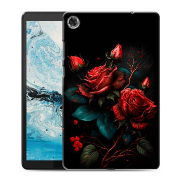 Силиконовый чехол на Lenovo Tab M8 с принтом Розы красные