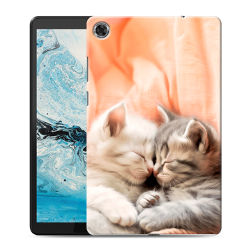 Силиконовый чехол на Lenovo Tab M8 с принтом Котята