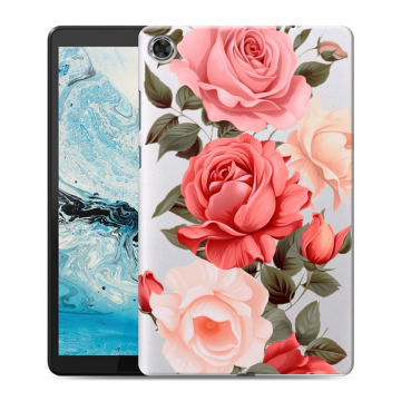 Силиконовый чехол на Lenovo Tab M8 с принтом Розы Силиконовый чехол на Lenovo Tab M8 с принтом Розы