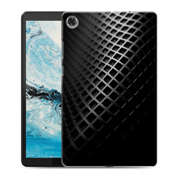 Силиконовый чехол на Lenovo Tab M8 с принтом Текстура металла