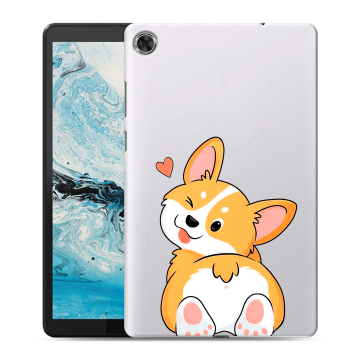Силиконовый чехол на Lenovo Tab M8 с принтом Корги