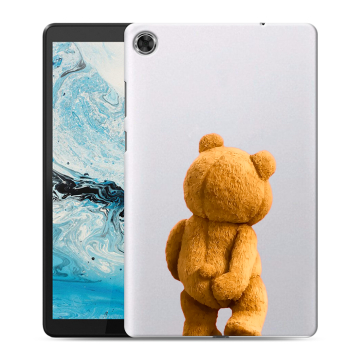 Силиконовый чехол на Lenovo Tab M8 с принтом Медведь
