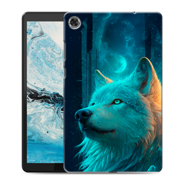 Силиконовый чехол на Lenovo Tab M8 с принтом бабочки саккура