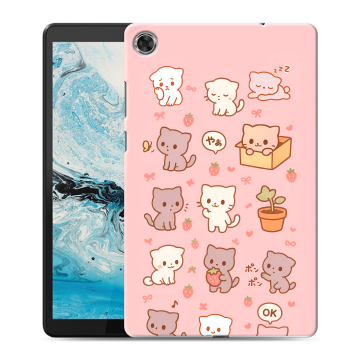 Силиконовый чехол на Lenovo Tab M8 с принтом Hello Kitty Хелоу Кити