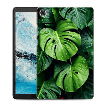Силиконовый чехол на Lenovo Tab M8 с принтом Листья Силиконовый чехол на Lenovo Tab M8 с принтом Листья