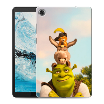 Силиконовый чехол на Lenovo Tab M8 с принтом Шрек Shrek