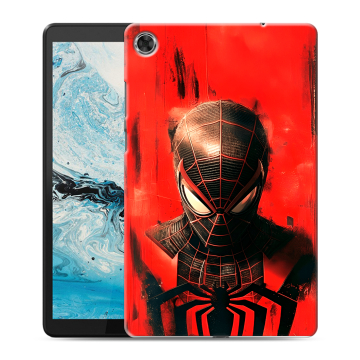 Силиконовый чехол на Lenovo Tab M8 с принтом человек паук spiderman