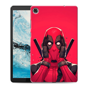 Силиконовый чехол на Lenovo Tab M8 с принтом Дедпул Deadpool