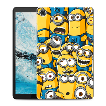 Силиконовый чехол на Lenovo Tab M8 с принтом Миньоны