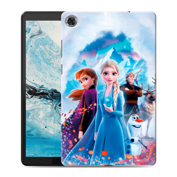 Силиконовый чехол на Lenovo Tab M8 с принтом Холодное сердце Frozen