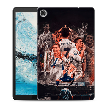 Силиконовый чехол на Lenovo Tab M8 с принтом Реал Роналдо Real Ronaldo Силиконовый чехол на Lenovo Tab M8 с принтом Реал Роналдо Real Ronaldo
