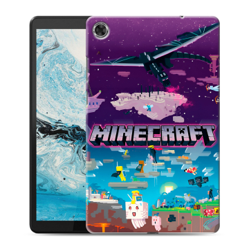 Силиконовый чехол на Lenovo Tab M8 с принтом Майнкрафт Minecraft