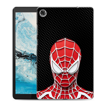 Силиконовый чехол на Lenovo Tab M8 с принтом человек паук spiderman